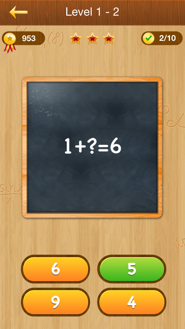 Math Master - education arithmetic puzzle games, train your skills of mathematics screenshot 5