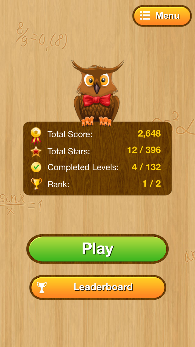 Math Master - education arithmetic puzzle games, train your skills of mathematics screenshot 2