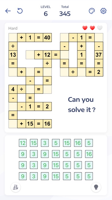 Math Puzzle Games - Crossmath® screenshot 2
