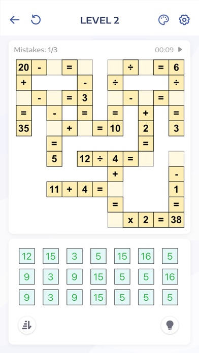 Math Puzzle Games - Crossmath® screenshot 1