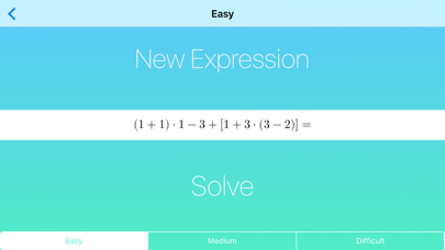 Mathematical Expressions - Generator and Solver screenshot 5