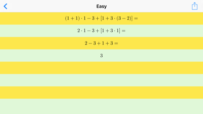Mathematical Expressions - Generator and Solver screenshot 4