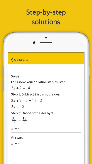 MathPapa - Algebra Calculator screenshot 4