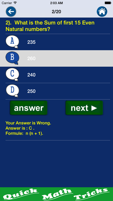 Maths Tricks Free screenshot 1