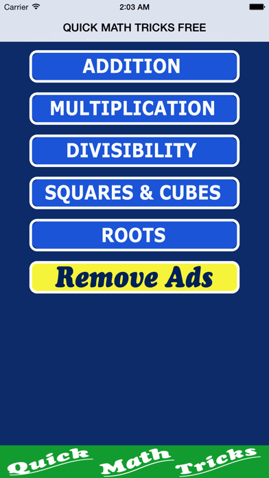 Maths Tricks Free screenshot 3