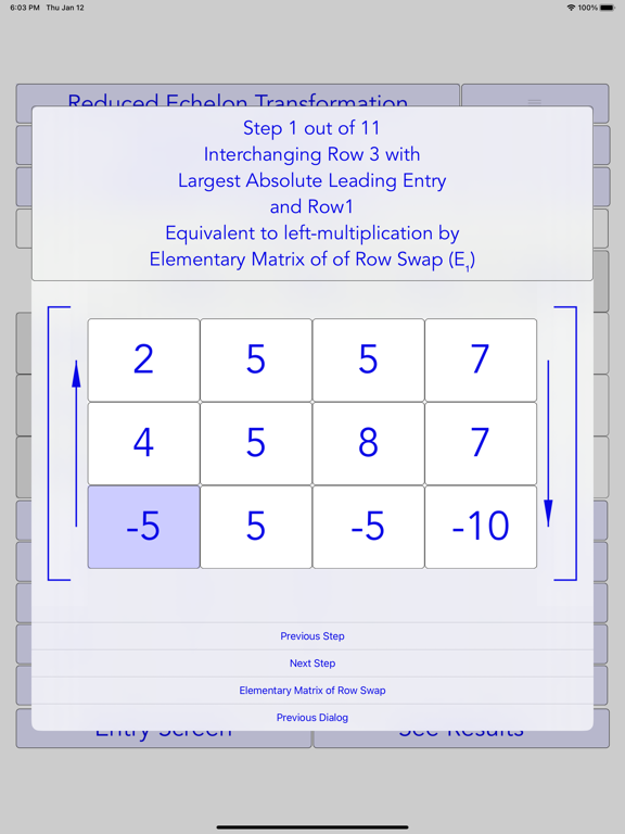 Matrix Solver Step by Step screenshot 2