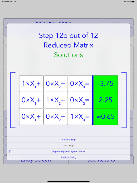 Matrix Solver Step by Step screenshot 3