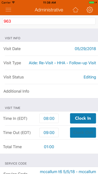 MatrixCare Aide screenshot 1