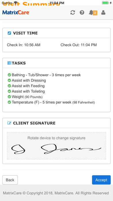 MatrixCare for Home Care screenshot 1