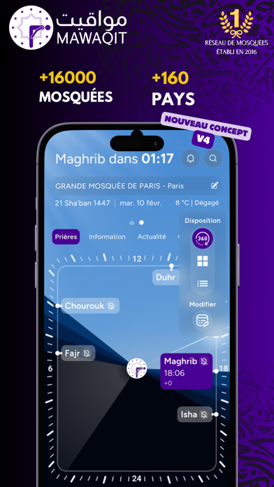 MAWAQIT - Prayer times, mosque screenshot 9