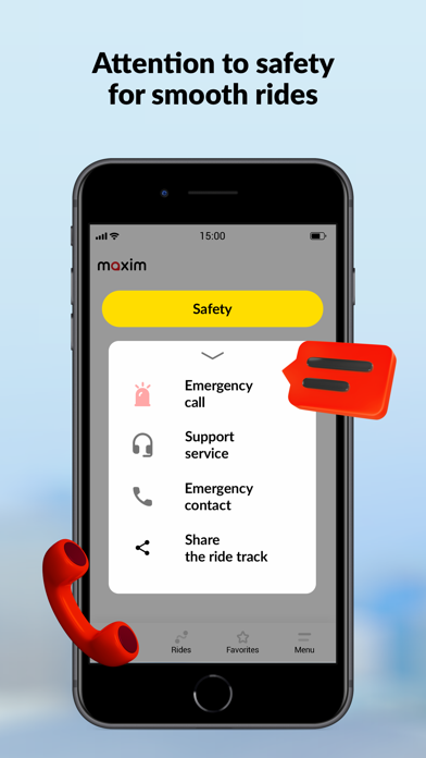 maxim: order a taxi & delivery screenshot 2