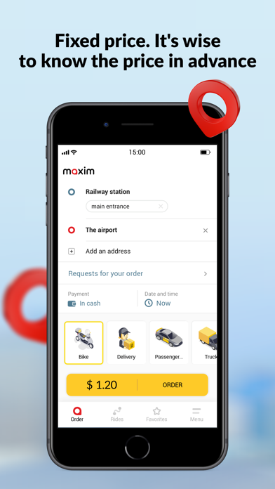 maxim: order a taxi & delivery screenshot 6