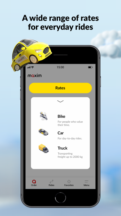 maxim: order a taxi & delivery screenshot 5