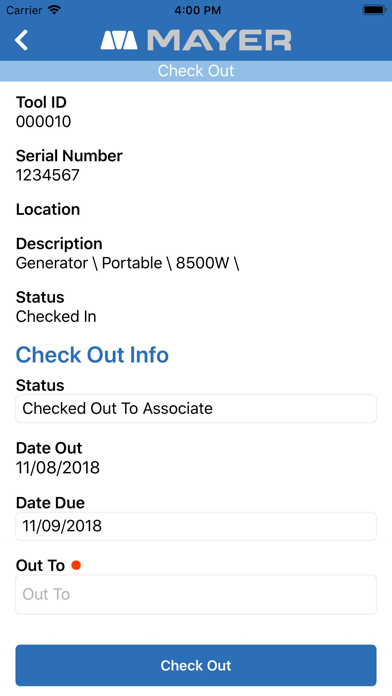 Mayer Tool Management screenshot 1