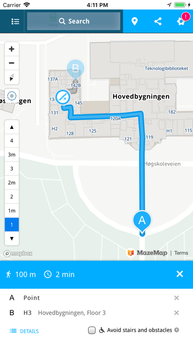 MazeMap screenshot 5