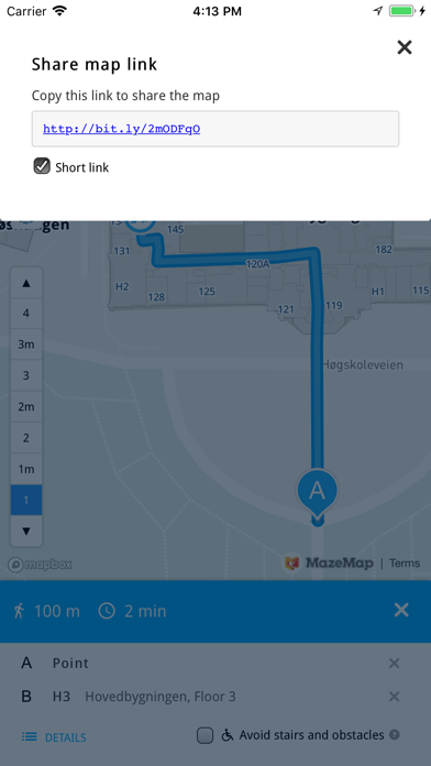 MazeMap screenshot 2