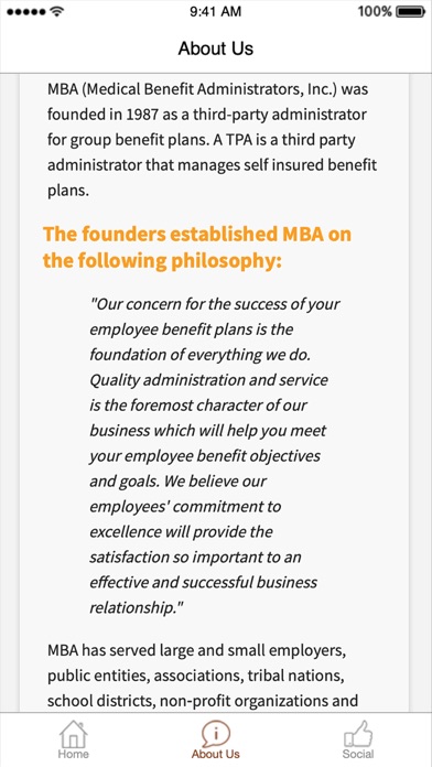 MBA Administrators screenshot 2