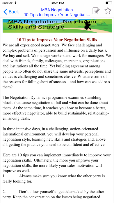 MBA Negotiation - screenshot 4