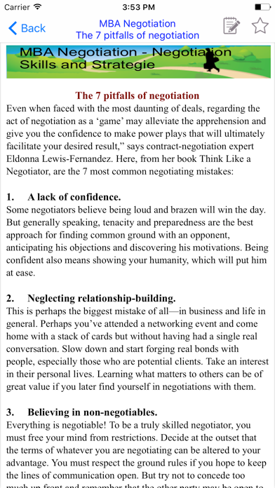 MBA Negotiation - screenshot 2