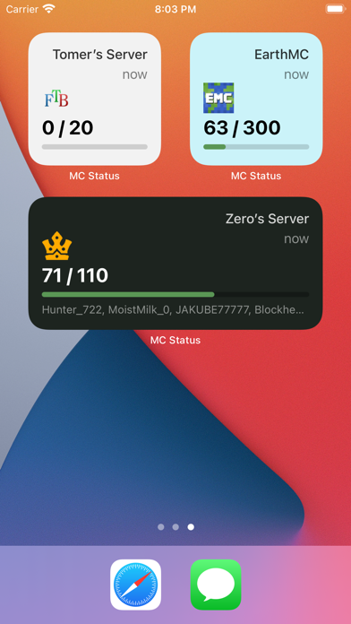MC Status Widget for Minecraft screenshot 5