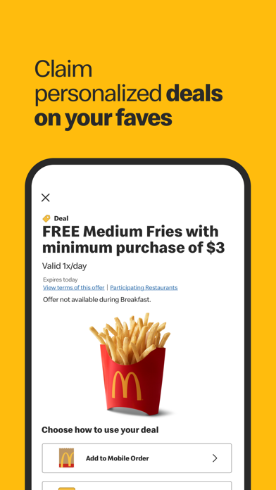 McDonald's screenshot 2