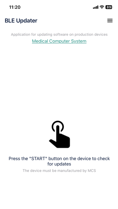 MCS BLEUpdater screenshot 3