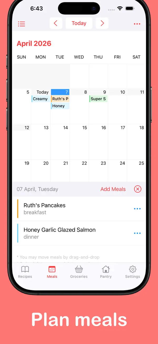 MealBoard - Meal Planner screenshot 4