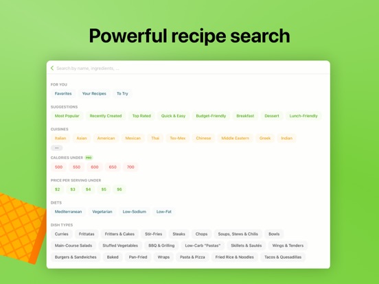 Mealime Meal Plans & Recipes screenshot 2