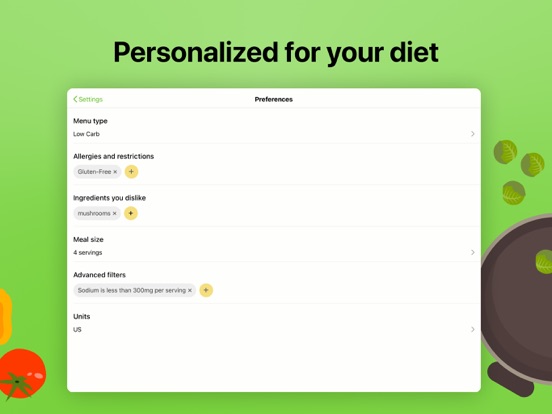 Mealime Meal Plans & Recipes screenshot 5