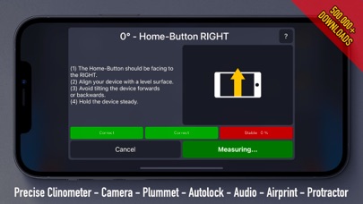 Measure Angles - Bubble Level screenshot 1