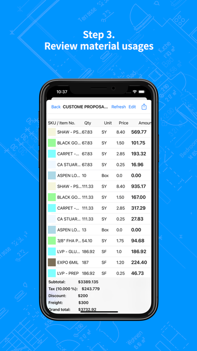 MeasureSquare Mobile screenshot 2