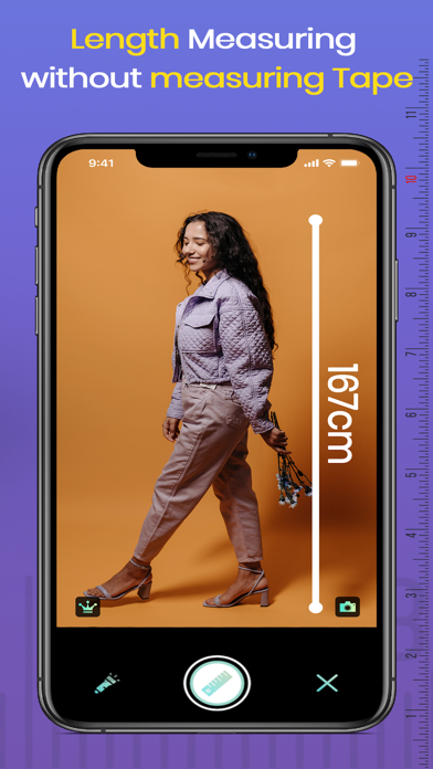 Measuring Tape Ruler Pro App screenshot 1