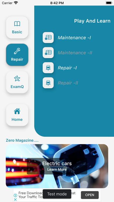 Mechanic quiz game screenshot 1
