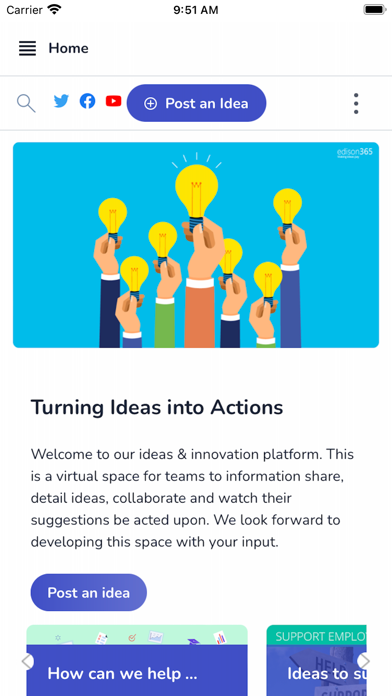 Medallia Ideas screenshot 1