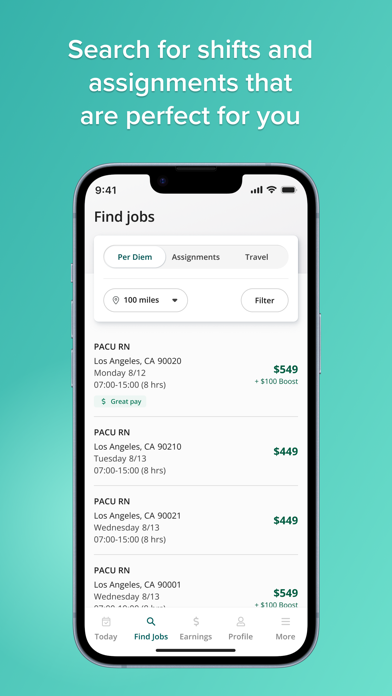 Medely: Find healthcare shifts screenshot 4