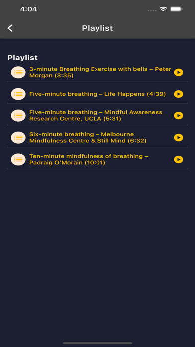 Mediation sleep practice screenshot 1