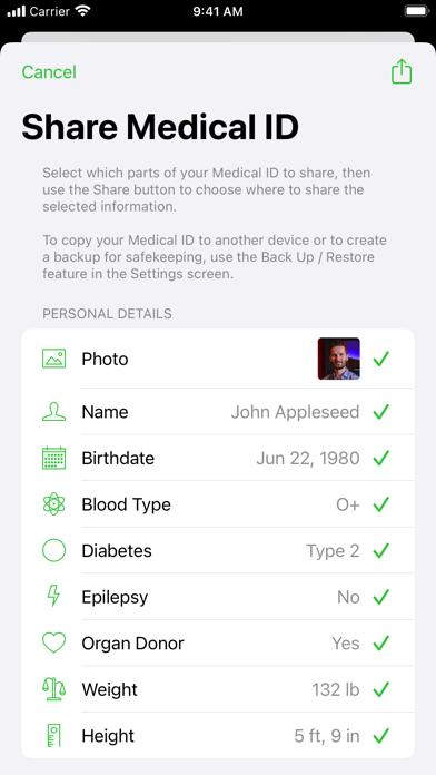 Medical ID Records screenshot 1