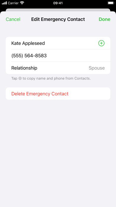 Medical ID Records screenshot 2