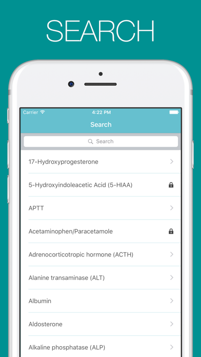 Medical Lab Tests screenshot 1