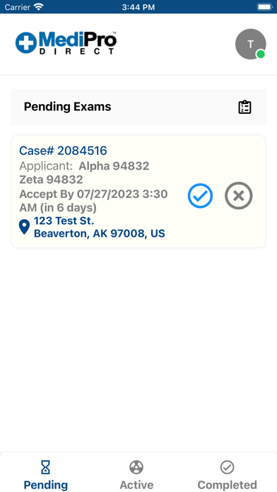 MediPro Direct - Examiner App screenshot 2