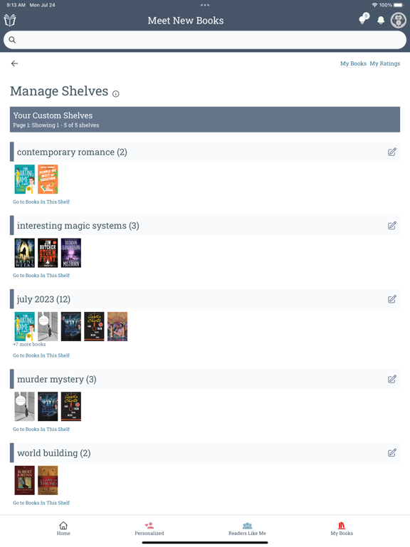 Meet New Books screenshot 2