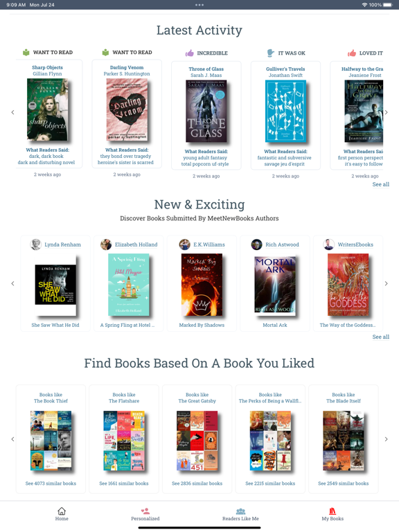 Meet New Books screenshot 1
