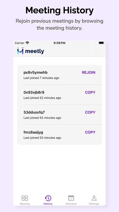 Meetly - Video Meetings screenshot 3