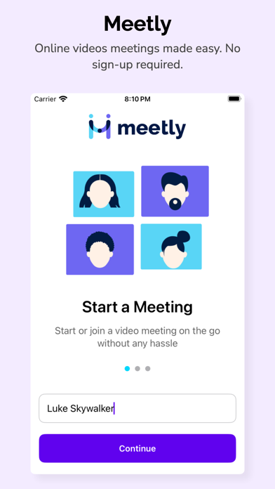 Meetly - Video Meetings screenshot 6