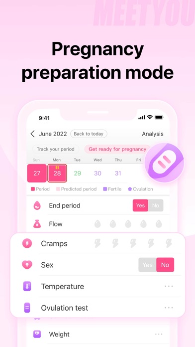 MeetYou - Period Tracker screenshot 3