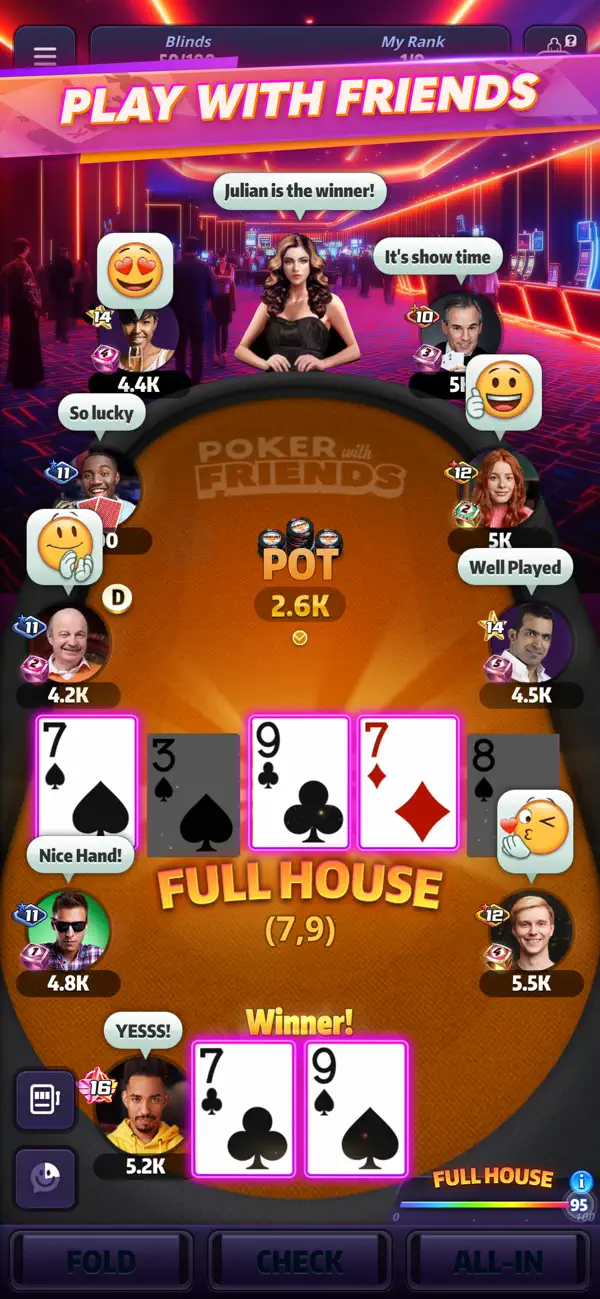 Mega Hit Poker: Texas Holdem screenshot 2