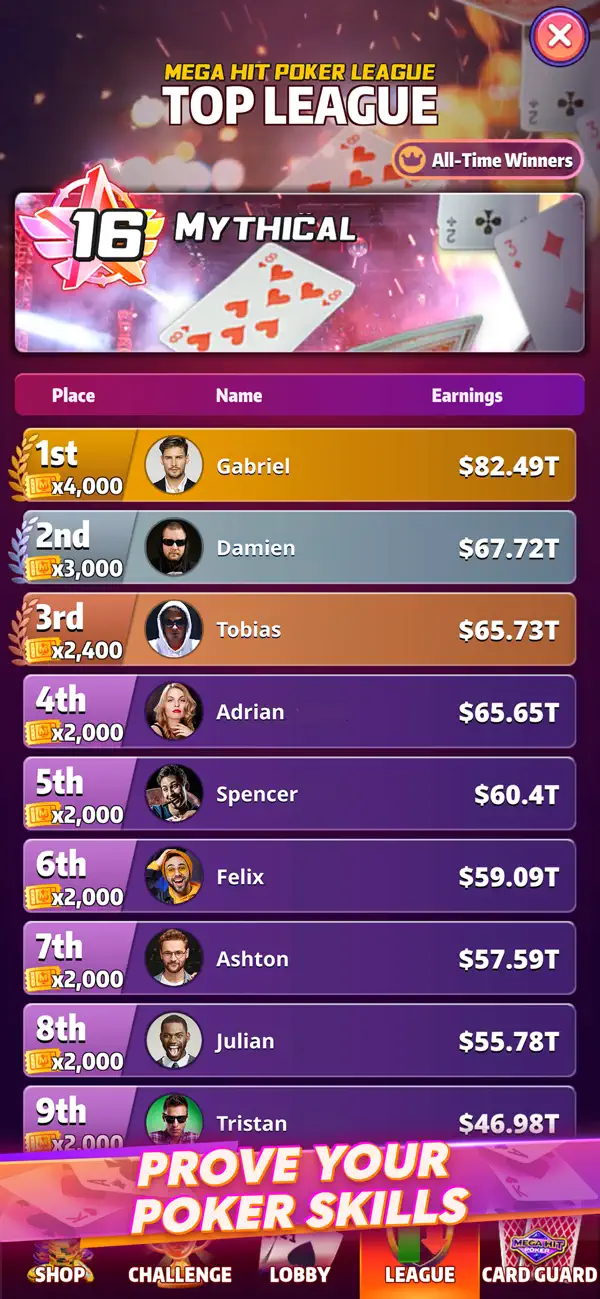 Mega Hit Poker: Texas Holdem screenshot 1