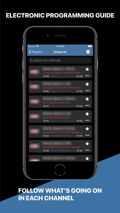 Mega IPTV - m3u Player screenshot 1