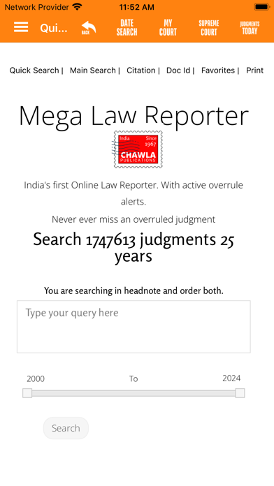 Mega Law Reporter screenshot 2