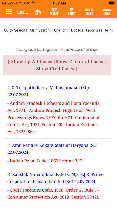 Mega Law Reporter screenshot 3